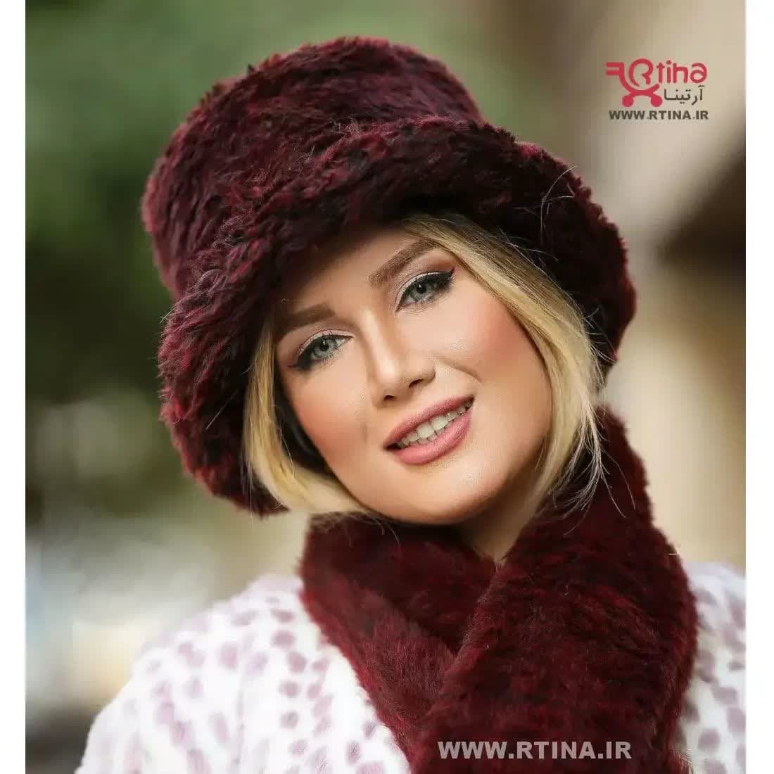 شال و کلاه دخترانه پشمی